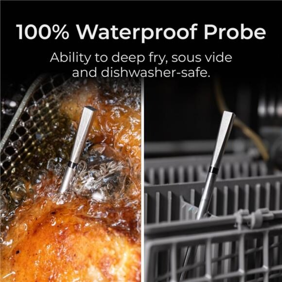Pro: Smart Bluetooth Wireless Meat Thermometer Digital | 1000°F Heat - Picture 6 of 7